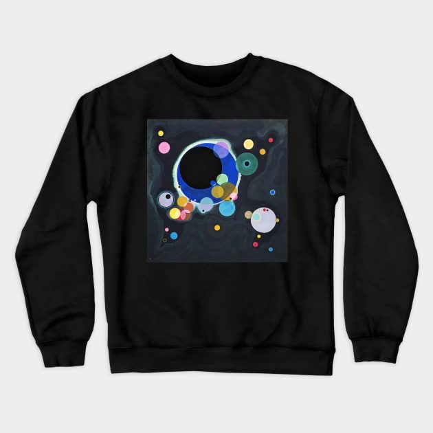 Wassily Kandinsky Abstract Art Crewneck Sweatshirt by KOTFILMS